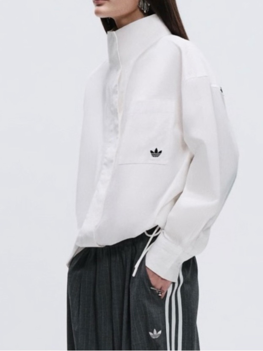 adidas Originals × ASOS funnel neck shirt - Picture 1 of 5